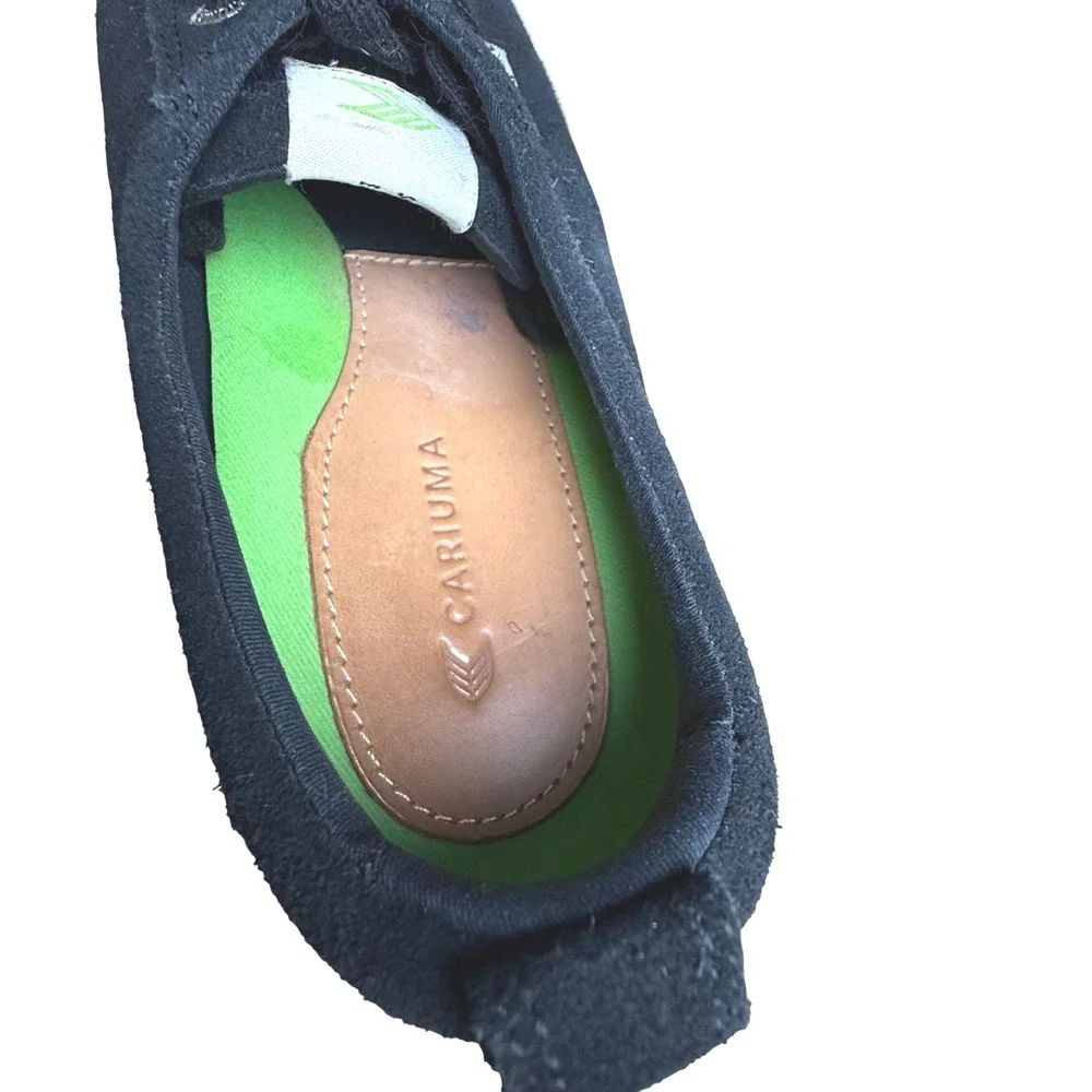 Cariuma‎ OCA Low Black Canvas Suede Sneakers Womens 9.5 Mens 8 100102B01M